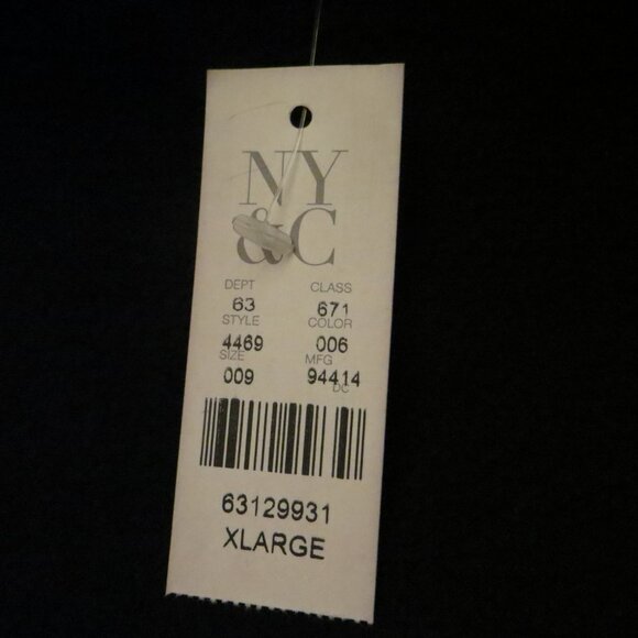New York & Company Women's Black Fleece Lined Front Zip Vest Size XL - Picture 7 of 9